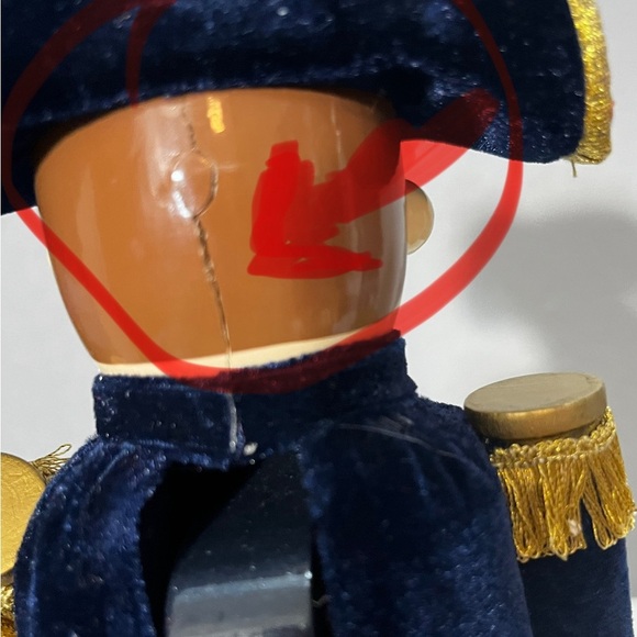 Rare Vintage Nutcracker Village 2005 Napoleon Figurine in Black and White - Picture 9 of 15